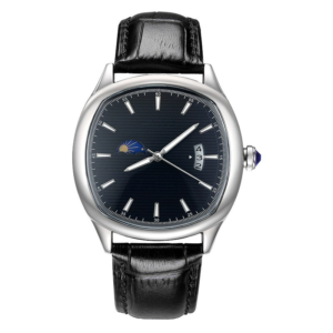 Retro Square Moon Phase Quartz Watch
