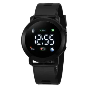 Round multifunction electronic watch