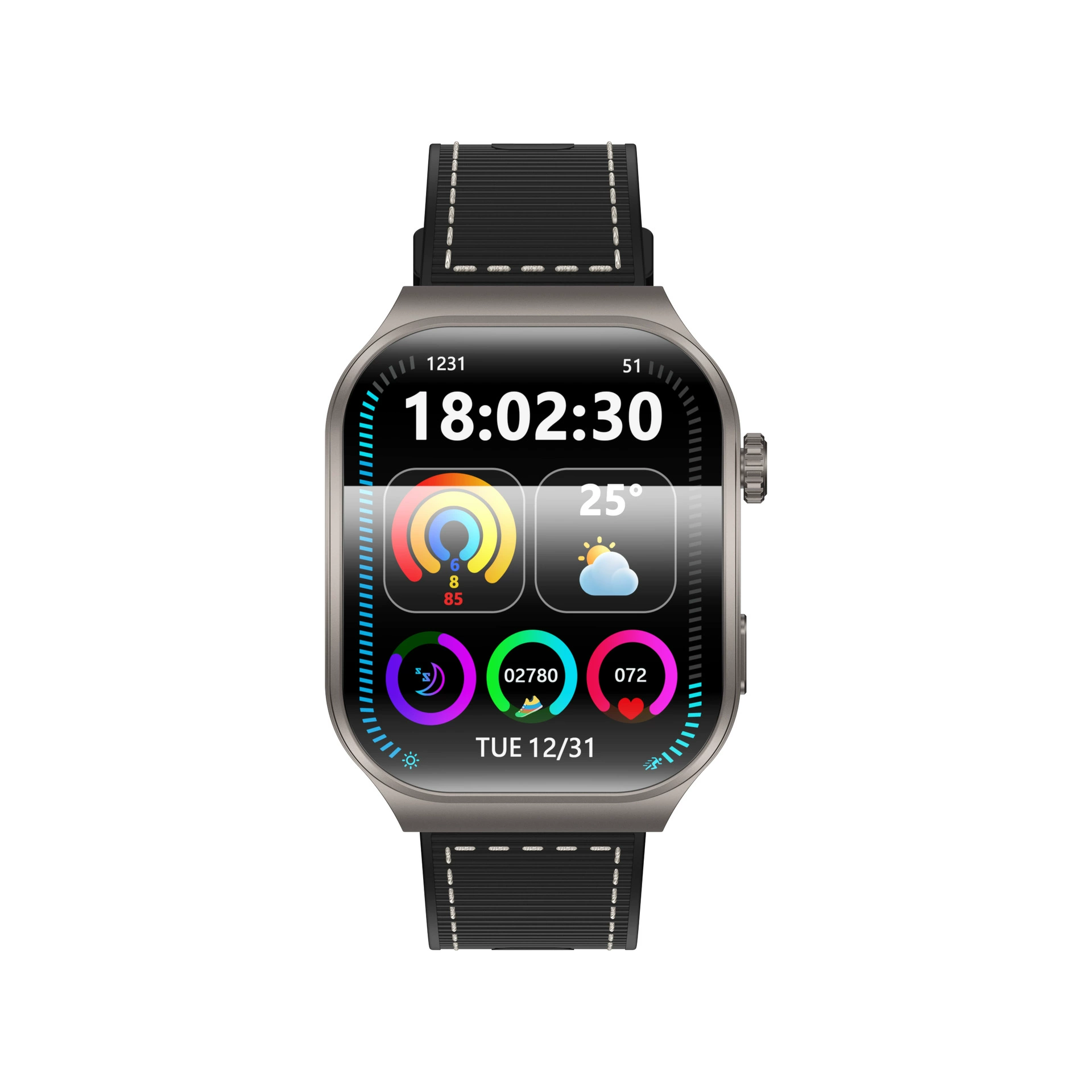 Trendy square-screen sports smartwatch