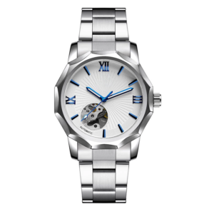 Octagonal Semi-Skeleton Mechanical Watch