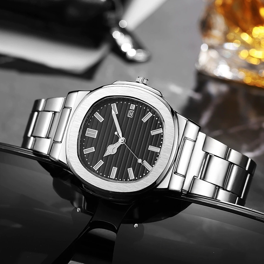 Nautilus Square Steel Quartz Watch - Image 3